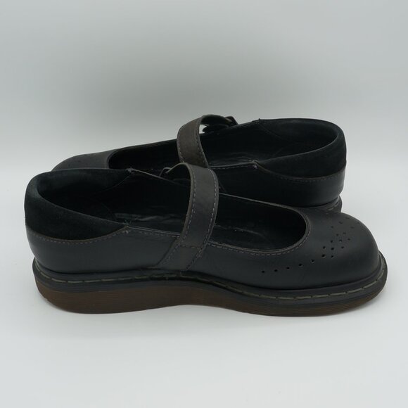 Dr. Martens Vintage Black Leather Buckle Mary Janes Kara Women's Size 39 (EU) - Picture 3 of 10